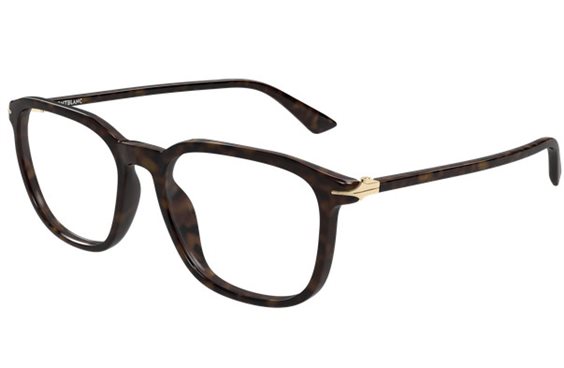 Montura de gafas Montblanc Hombre MB0438O002-HAVANA-HAVANA-TRANSPARENT53 - MB0438O002-HAVANA-HAVANA-TRANSPARENT53